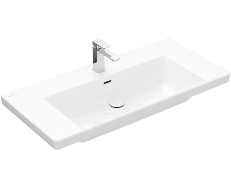 Vannas istabas izlietne Villeroy & Boch Subway 3.0, 100x47cm TitanCeram keramika, balta 4A70A501