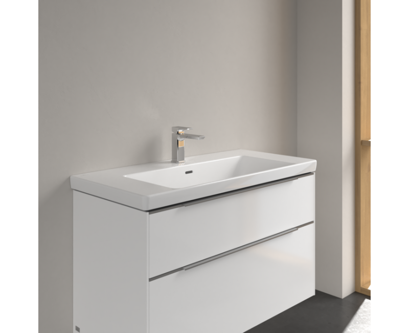 Vannas istabas izlietne Villeroy & Boch Subway 3.0, 100x47cm TitanCeram keramika, balta 4A70A501
