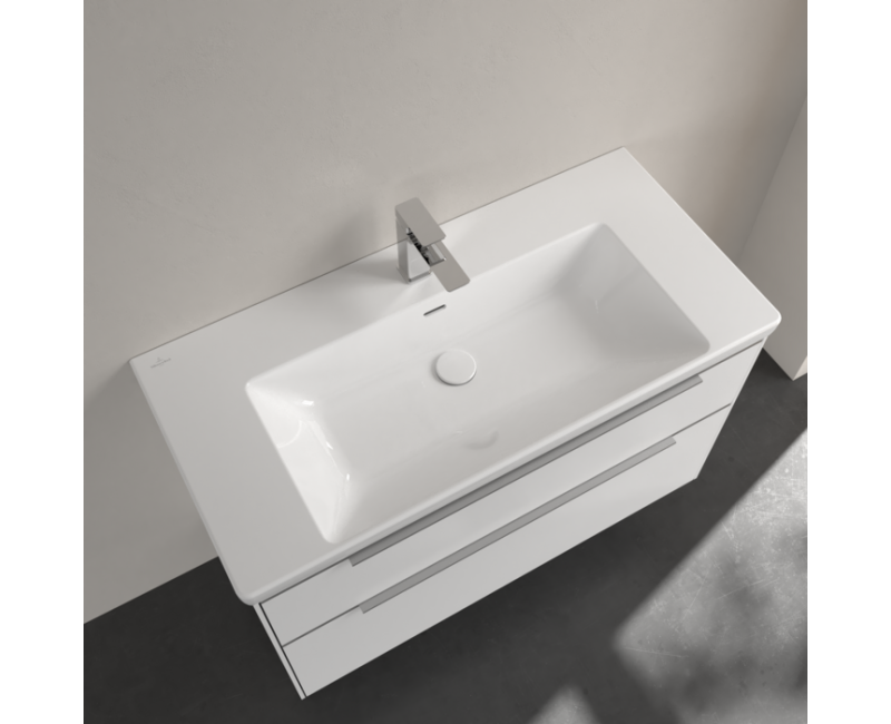 Vannas istabas izlietne Villeroy & Boch Subway 3.0, 100x47cm TitanCeram keramika, balta 4A70A501