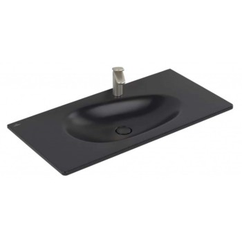 Vannas istabas izlietne Villeroy & Boch Antao Furniture 100x50 TitanCeram keramika ar CeramicPlus apdari, Melna 4A76ABR7