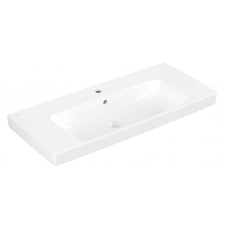 Раковина для ванной Villeroy & Boch Architectura, раковина 100x45 см, белая 4A87A501 Раковина для ванной Villeroy & Boch Architectura, раковина 100x45 см, белая 4A87A501