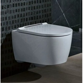 Piekaramais pods Geberit One TurboFlush, KeraTect Rimfree, Ar Soft Close Vāku Balts 500.202.01.1