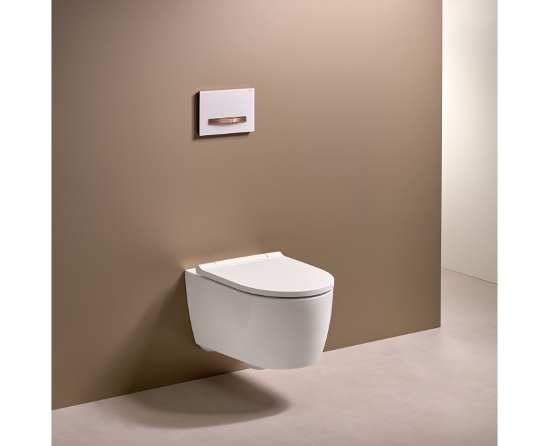 Piekaramais pods Geberit ONE TurboFlush Rimfree, ar vāku Balts 500.202.JT.1