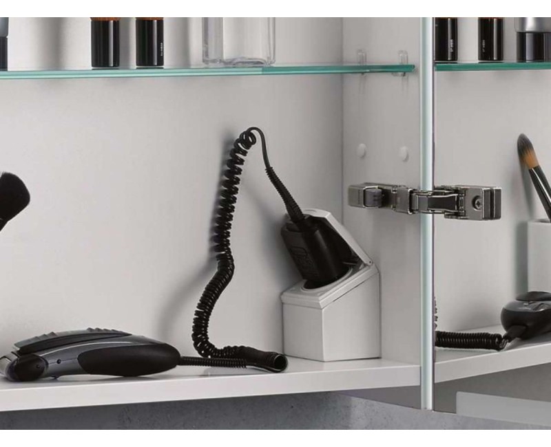 Шкафчик с зеркальными дверцам Geberit Option 75x70x15см с подсветкой 500.205.00.1