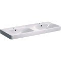 Раковина для ванной Geberit Smyle Square 120x48 см с 2 отверстиями Белый