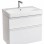 Vannas istabas skapītis Geberit Smyle Square 73x47x62cm, (Bez izlietnes) 2 atvilknes, Balts 500.353.00.1