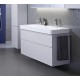 Vannas istabas skapītis Geberit Smyle Square 118x47x62cm, (Bez izlietnes) 2 atvilknes, Balts 500.355.00.1 Vannas istabas skapītis Geberit Smyle Square 118x47x62cm, (Bez izlietnes) 2 atvilknes, Balts 500.355.00.1