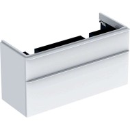 Vannas istabas skapītis Geberit Smyle Square 118x47x62cm, (Bez izlietnes) 2 atvilknes, Balts Matēts 500.356.00.1