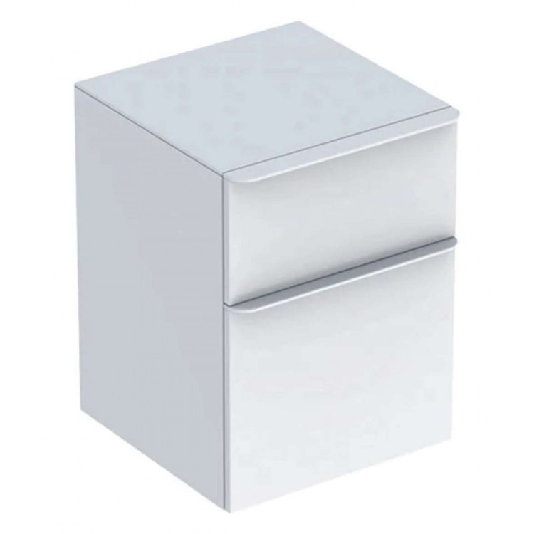 Vannas istabas sienas skapītis Geberit Smyle Square, 2 atvilknes, Balts 500.357.00.1 Vannas istabas sienas skapītis Geberit Smyle Square, 2 atvilknes, Balts 500.357.00.1