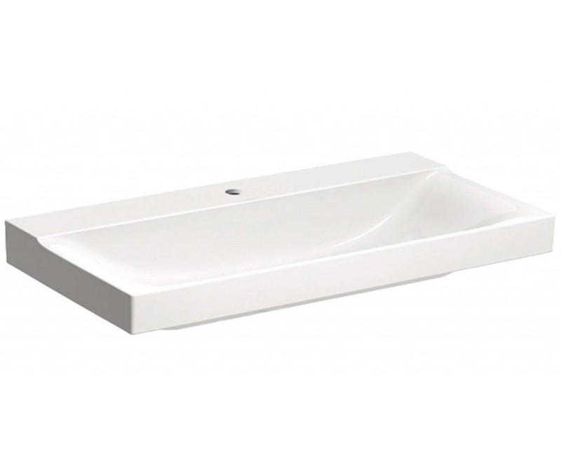 Vannas istabas izlietne Geberit Xeno 2 ar KeraTect 90x48cm Balta 500.531.01.1