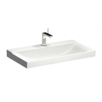 Vannas istabas izlietne Geberit Xeno 2 ar KeraTect 90x48cm Balta 500.531.01.1