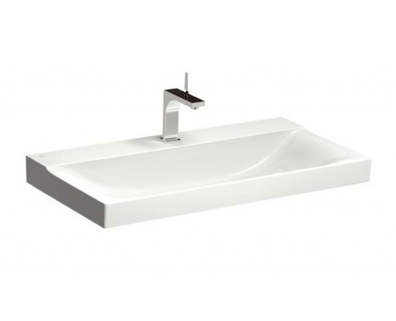 Vannas istabas izlietne Geberit Xeno 2 ar KeraTect 90x48cm Balta 500.531.01.1