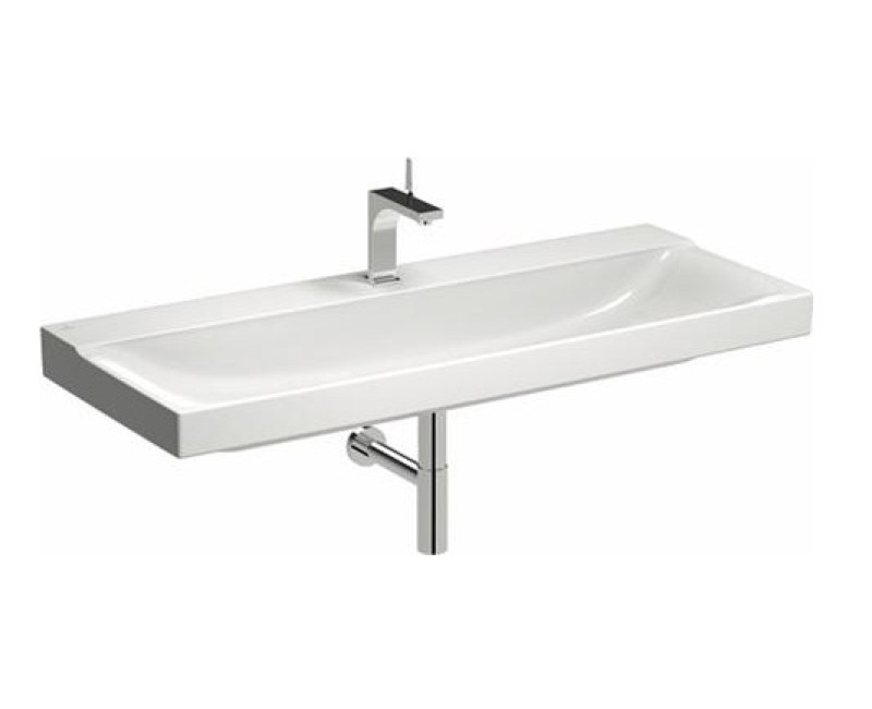 Vannas istabas izlietne Geberit Xeno 2 ar KeraTect 120x48cm Balta 500.551.01.1