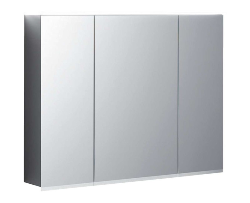 Шкафчик с зеркальными дверцамGeberit Option 90x70x17см с подсветкой 500.594.00.1