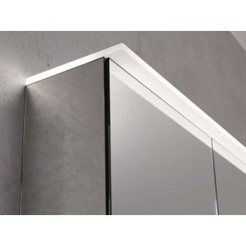 Шкафчик с зеркальными дверцамGeberit Option 90x70x17см с подсветкой 500.594.00.1