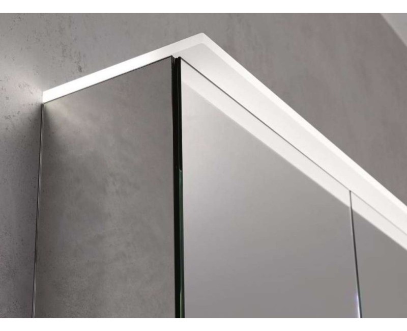 Шкафчик с зеркальными дверцамGeberit Option 90x70x17см с подсветкой 500.594.00.1