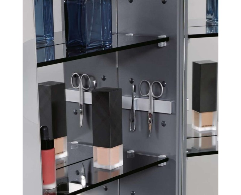 Шкафчик с зеркальными дверцамGeberit Option 90x70x17см с подсветкой 500.594.00.1