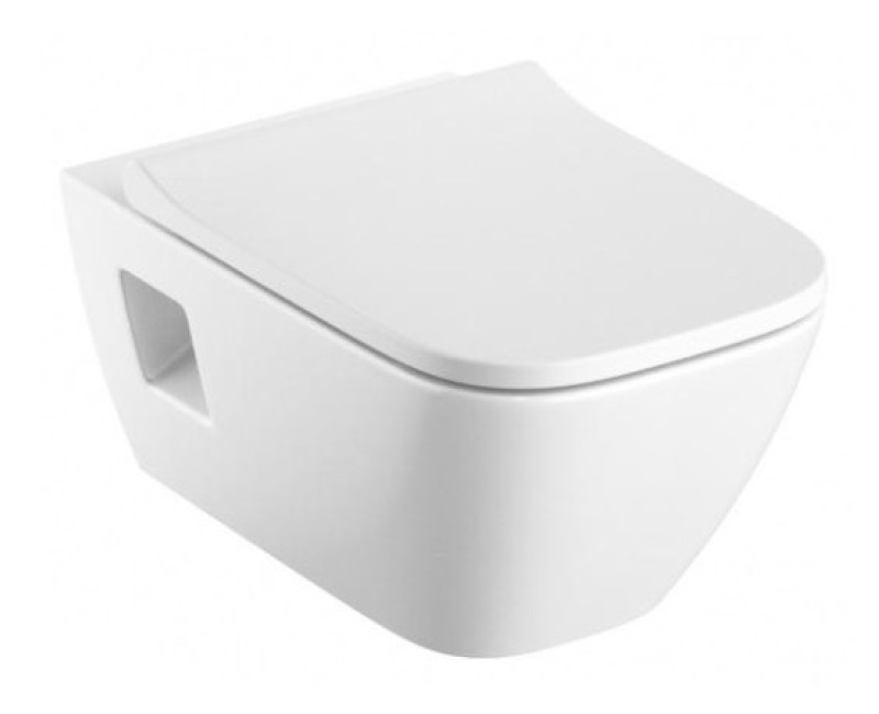 Подвесной унитаз Geberit Selnova Square Rimless Без крышки 501.546.01.1