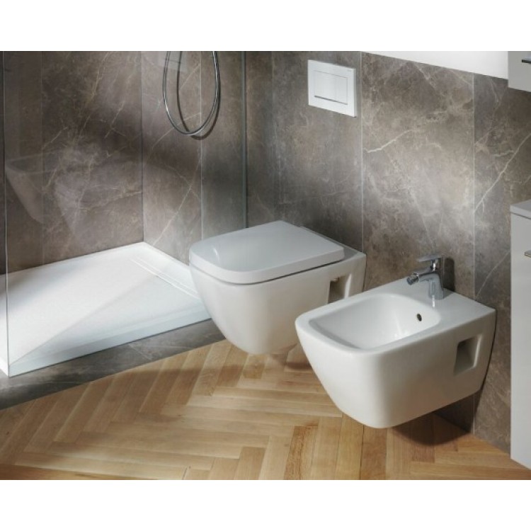 Piekaramais pods Geberit Selnova Square Rimless Bez vāka 501.546.01.1