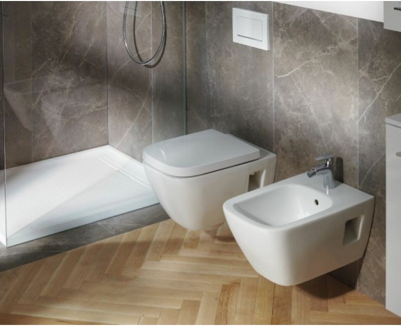 Подвесной унитаз Geberit Selnova Square Rimless Без крышки 501.546.01.1