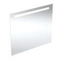 Зеркало для ванной Geberit Option со LED подсветкой, 80x70 см, алюминий 502.807.00.1