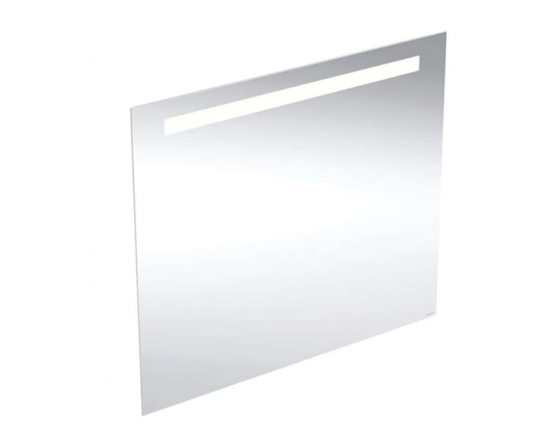 Зеркало для ванной Geberit Option со LED подсветкой, 80x70 см, алюминий 502.807.00.1