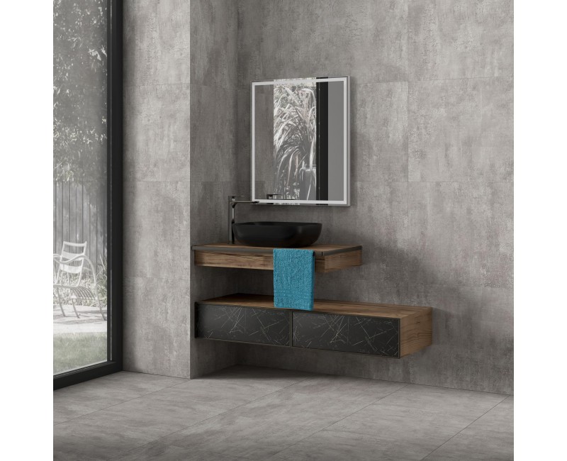 Vannas istabas spogulis Kielle Idolio ar LED apgaismojumu un apsildi, 60x80cm 50324001