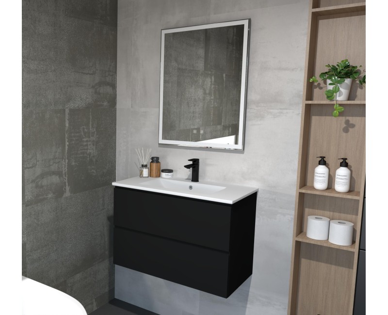 Vannas istabas spogulis Kielle Idolio ar LED apgaismojumu un apsildi, 60x80cm 50324001