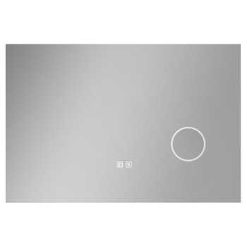 Зеркало для ванной Kielle Idolio со LED подсветкой и подогревом 60x80 см + косметическое зеркало 50324011