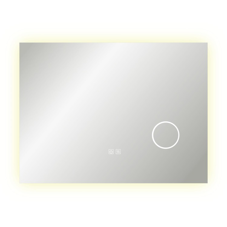 Зеркало для ванной Kielle Idolio со LED подсветкой и подогревом 60x80 см + косметическое зеркало 50324011 Зеркало для ванной Kielle Idolio со LED подсветкой и подогревом 60x80 см + косметическое зеркало 50324011