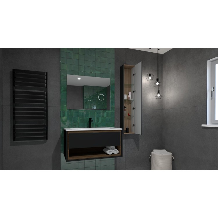 Зеркало для ванной Kielle Idolio со LED подсветкой и подогревом 60x80 см + косметическое зеркало 50324011 Зеркало для ванной Kielle Idolio со LED подсветкой и подогревом 60x80 см + косметическое зеркало 50324011