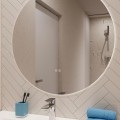 Vannas istabas spogulis Kielle Idolio ar LED apgaismojumu un apsildi, D60cm 50324051