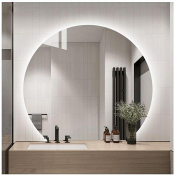 Vannas istabas spogulis Kielle Idolio ar LED apgaismojumu un apsildi, D100cm 50324091