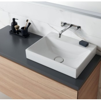 Раковина для ванной ONE KeraTect 50x41x14см (без перелива и отверстия под смеситель), Белый 505.031.01.6