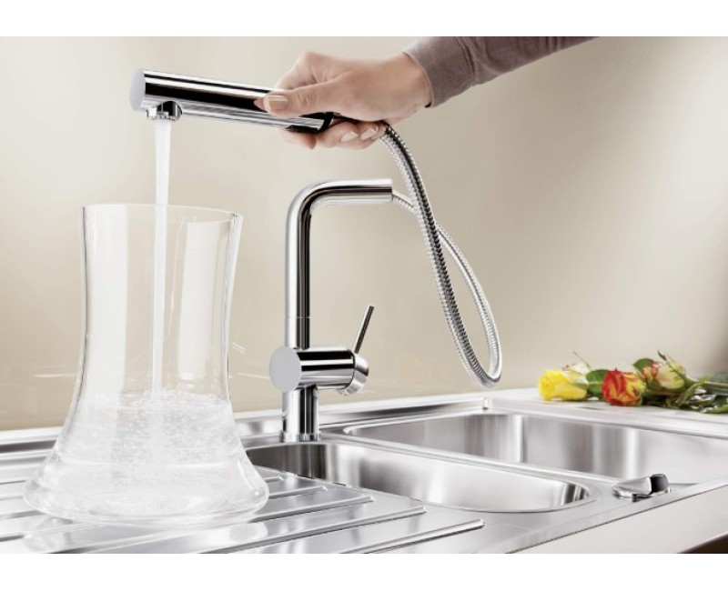 Смеситель для кухни Blanco LINUS-S Выдвижной Хром 512402