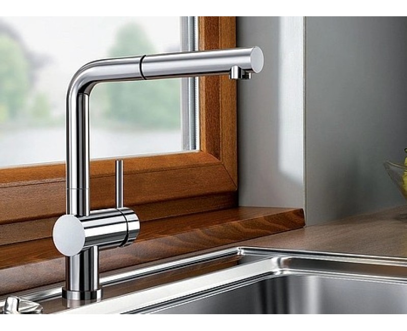 Смеситель для кухни Blanco LINUS-S Выдвижной Хром 512402