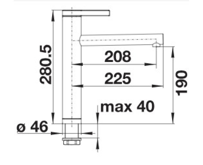 Virtuves maisītās Blanco LINEE Hromēts 517594