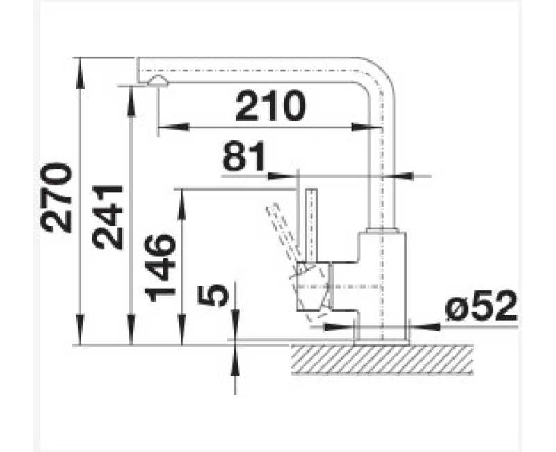 Virtuves maisītās Blanco Mila Hromēts 519414