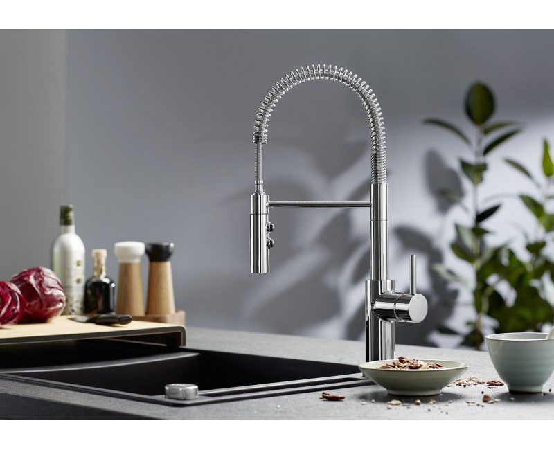 Смеситель для кухни Blanco CATRIS-S с гибким изливом Хром 521476
