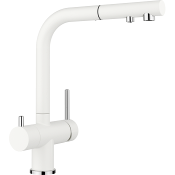 Смеситель для кухни Blanco FONTAS-S II для фильтрованной воды Выдвижной Белый 525204