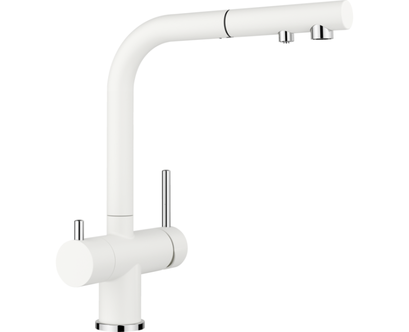 Смеситель для кухни Blanco FONTAS-S II для фильтрованной воды Выдвижной Белый 525204