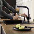 Virtuves maisītās Blanco FONTAS II filtrētam ūdenim, izvelkams Melns Matēts 526672