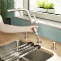 Смеситель для кухни Blanco LANORA-SF Выдвижной Нержавеющая сталь 526180