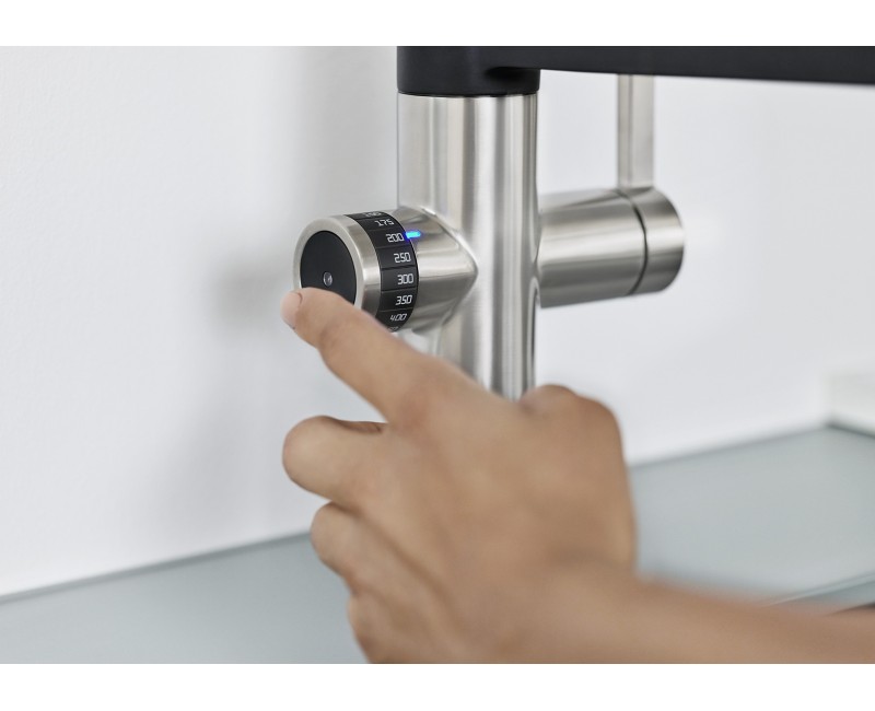 Смеситель для кухни Blanco EVOL-S Pro с фильтром PVD сталь 526311