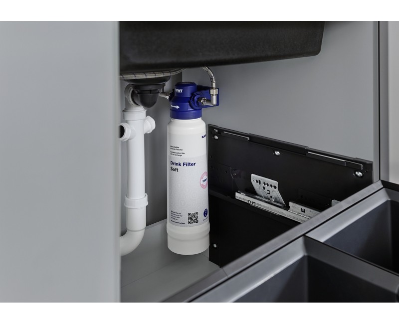 Смеситель для кухни Blanco EVOL-S Pro с фильтром PVD сталь 526311