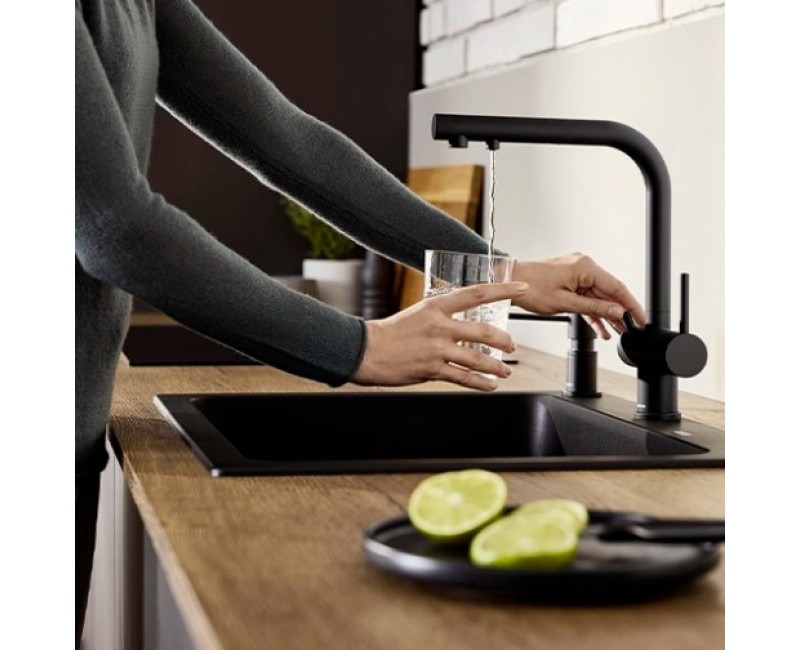 Смеситель для кухни Blanco FONTAS II для фильтрованной водыЧерный Матовый 526670