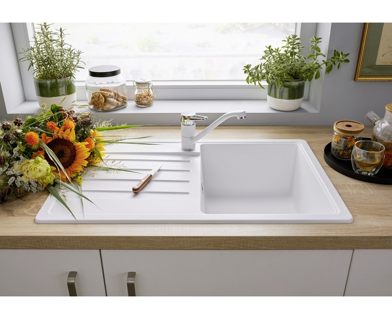 Смеситель для кухни Blanco BLANCOWEGA II Белый Матовый/Хром 526980