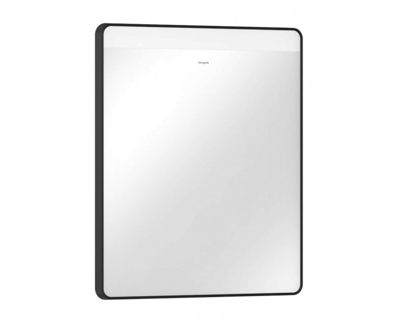 Зеркало для ванной Hansgrohe Xarita Lite Q со LED подсветкой, 70x60 см, чёрный матовый 54957670