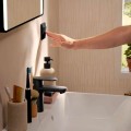 Зеркало для ванной Hansgrohe Xarita Lite Q со LED подсветкой, 70x60 см, чёрный матовый 54957670