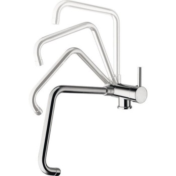 Virtuves maisītājs Sapho Rhapsody nolokāms zem loga, hroms 5507S